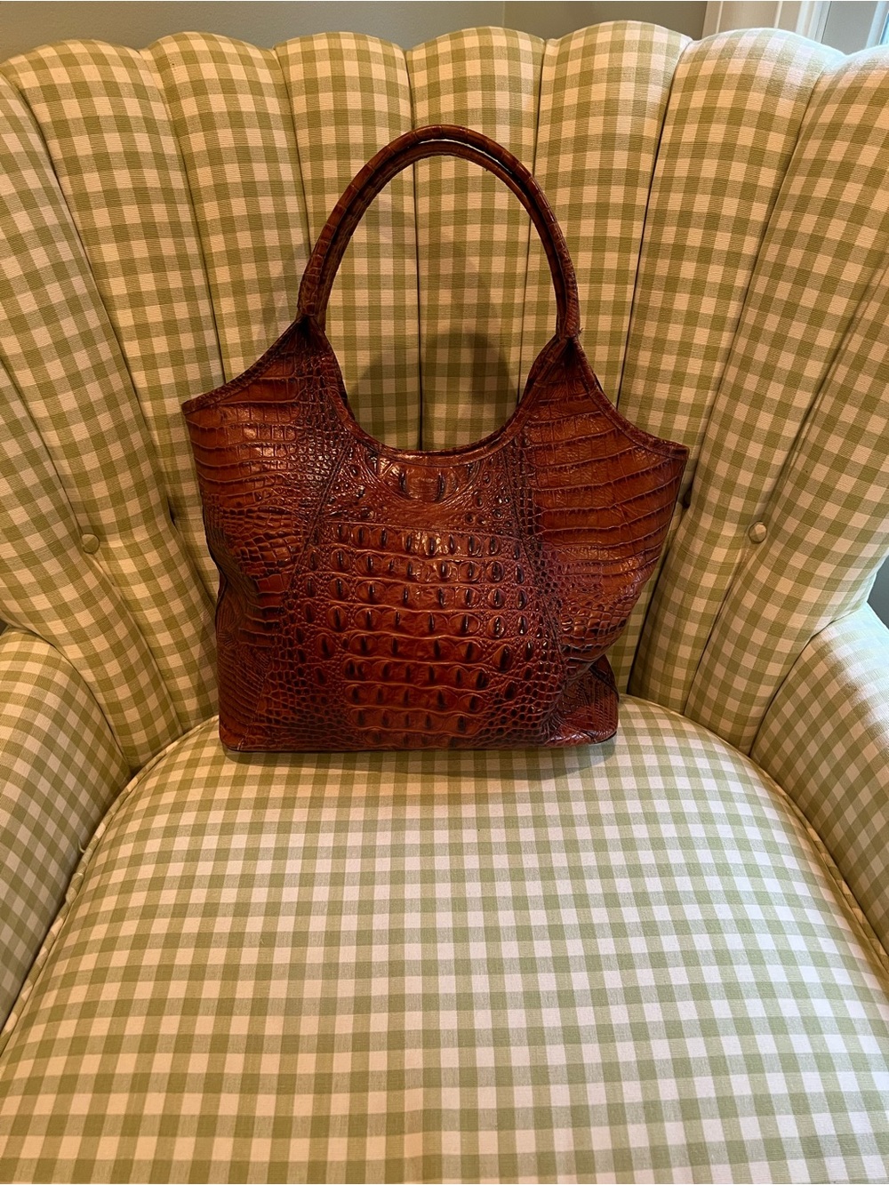 Brahmin Tote Bag in Pecan - Picture 4 of 6